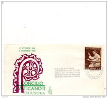 1965  LETTERA CON ANNULLO  VATICANO - Storia Postale