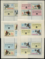 CZECHOSLOVAKIA 1977 Postal Uniforms Sheetlets MNH, Michel 2377-80 Kb - Blocks & Kleinbögen