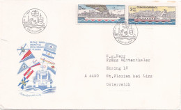 SHIPS   COVERS FDC  CIRCULATED 1992 Tchécoslovaquie - Storia Postale