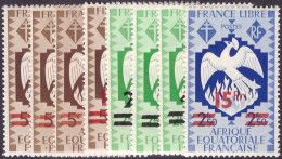 1941** Série De Londres 64 Valeurs Surchargés - Zonder Classificatie