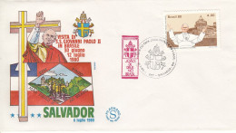 BRAZIL Cover 2-71,popes Travel 1980 - Papes