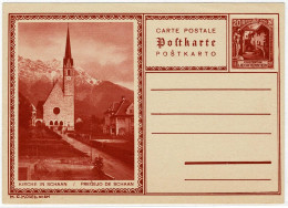 1930, Bild-GSK 20 Rp. (P.10/02), LBK € 65.-, A 8041 - Stamped Stationery