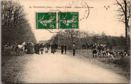 S15033 Cpa 18 Vouzeron - Chasse à Courre - Retour De La Chasse - Vouzeron