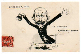 Postes, Facteurs / Grève Des P. T. T. Le Camarade PANGRANI Préside. Caricature De D. Marer. - Grèves