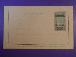 DG4 NIGER FRANCE  BELLE   CARTE  LETTRE  ENTIER +1900 + NON VOYAGEE  ++++ - Briefe U. Dokumente