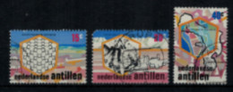 Antilles Néerlandaises - "Industrie Du Sel à Bonnaire" - Série Oblitérée N° 486 à 488 De 1975 - Antilles