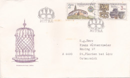 ARHITECTURE 2 COVERS FDC  CIRCULATED 1982 Tchécoslovaquie - Cartas & Documentos