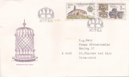 ARHITECTURE 2 COVERS FDC  CIRCULATED 1982 Tchécoslovaquie - Covers & Documents