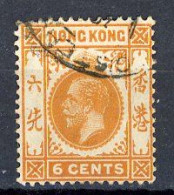 H-K  Yv. N° 102 ; SG N°103 Fil CA Mult (o) 6c Orange George V Cote 1,5 Euro BE  2 Scans - Gebraucht