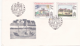 THE PAINTING  COVERS FDC  CIRCULATED 1981 Tchécoslovaquie - Lettres & Documents