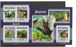 MOZAMBIQUE  Nº  6758 AL 6761 Y HB 1016 - Gallináceos & Faisanes