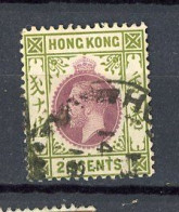 H-K  Yv. N° 106 ; SG N°107  Fil CA Mult (o)20c Vert-olive Et Violet-brun George V Cote 1,1 Euro BE 2 Scans - Usados