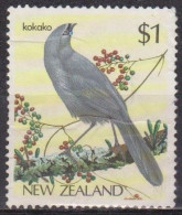 Faune - Oiseau - NOUVELLE ZELANDE - Calloeus Cinecera - N° 895 - 1985 - Used Stamps