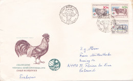 COOK   COVERS FDC  CIRCULATED 1976 Tchécoslovaquie - Brieven En Documenten