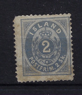 Iceland Mi 1 Not Used SG (*) Has A Small Tear At The Left Side - Ungebraucht
