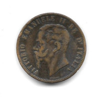 Italie  - Pièce De 1 Centesimi    1867 - 1861-1878 : Victor Emmanuel II