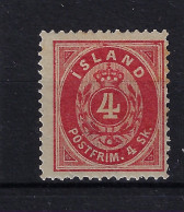 Iceland Mi 3A Neuf Avec ( Ou Trace De) Charniere / MH 1873  Perfo 14 * 13.5 - Nuevos