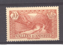 Andorre  :  Yv  69  ** - Unused Stamps