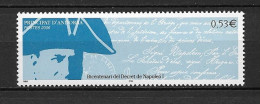 ANDORRE FR ,  No 625 , NEUF , ** , SANS CHARNIERE, TTB . - Nuovi