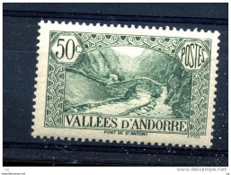 Andorre  :  Yv  65  ** - Ungebraucht