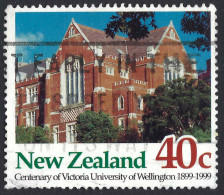 NEW ZEALAND 1999 40c Multicoloured, Centenary Of Victoria Uni Of Wellington SG2247 Used - Usati