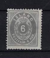 Iceland Mi 7A  1876  Perfo 14 * 13.5 Neuf Sans Gomme/ Unused No Gum/ SG / (*) - Nuovi