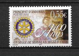 ANDORRE FR ,  No 618 , NEUF , ** , SANS CHARNIERE, TTB . - Ungebraucht