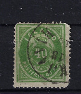 Iceland Mi  11A  1876  Perfo 14 * 13.5 Oblitéré/cancelled/used - Usati