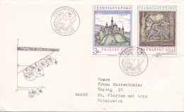 THE PAINTING  COVERS FDC  CIRCULATED 1976 Tchécoslovaquie - Storia Postale