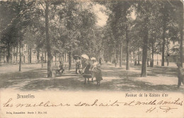 BELGIQUE - Bruxelles - Avenue De La Toison D'or - Carte Postale Ancienne - Avenidas, Bulevares