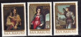 REPUBBLICA DI SAN MARINO 1980 NATALE CHRISTMAS NOEL WEIHNACHTEN NAVIDAD SERIE COMPLETA COMPLETE SET MNH - Ungebraucht