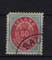 Iceland Mi  16 A  1892  Perfo 14 * 13.5 Oblitéré/cancelled/used - Oblitérés