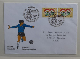 ESTONIE ESTONIA EESTI  1993 FDC GAME ITALIA  QUALIFICATION CUP 1994 FOOTBALL  FUSSBALL SOCCER CALCIO FUTBOL FOOT VOETBAL - 1994 – États-Unis