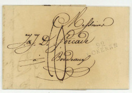 92 LOKEREN Pour Bordeaux 1813 - 1792-1815 : Departamentos Conquistados