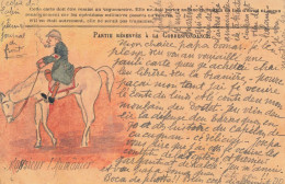 Militaria * F.M. FM Franchise Militaire * CPA Illustrateur Peinte à La Main ! * Militaire Croix Rouge Cheval * Militaria - Oorlog 1914-18