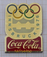 PAT14950 COCA COLA  JO INNSBRUCK 1976  En Version EPOXY PREMIER TAIWAN - Coca-Cola