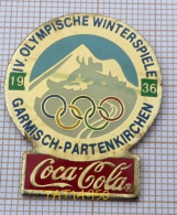 PAT14950 COCA COLA  JO GARMISCH PARTENKIRCHEN 1936  En Version EPOXY PREMIER CHINA - Coca-Cola