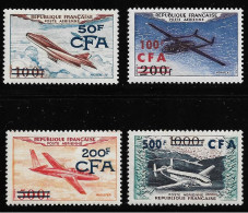 Réunion 1954 P.A N°52/55*. Série Des Prototypes Cote 66€ - Luftpost
