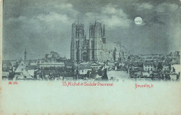 BELGIQUE - Bruxelles - Saint Michel Et Saint Gudule - Panorama - Carte Postale Ancienne - Otros & Sin Clasificación