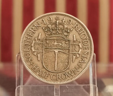 Southern Rhodesia Del Sur George VI - 1/2 Crown 1949 Km 24 - Rhodesia