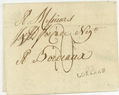 92 LOKEREN 1813 Pour Bordeaux - 1792-1815: Départements Conquis