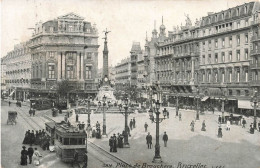 BELGIQUE - Bruxelles - Place De Brouckère - Carte Postale Ancienne - Other & Unclassified