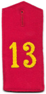 Patte D'épaule De L'armée Impériale Allemande (troupe) PB 13  (Würtemberg)  M95 - Uniformes