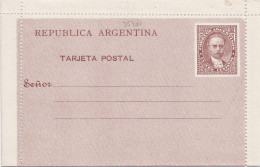 35480# ARGENTINE CARTE LETTRE ENTIER POSTAL TARJETA ARGENTINA GANZSACHE STATIONERY - Enteros Postales