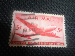 TIMBRE : U.S. AIR MAIL 5c - Oblitérés