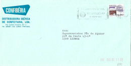 Portugal Cover LOTARIA NACIONAL Slogan Cancel - Lettres & Documents