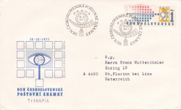 MEDICINA COVERS FDC  CIRCULATED 1977 Tchécoslovaquie - Lettres & Documents