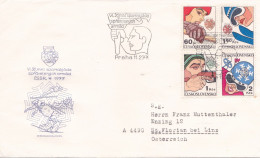 SPARTAKIADA COVERS FDC  CIRCULATED 1977 Tchécoslovaquie - Storia Postale