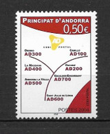 ANDORRE FR ,  No 601 , NEUF , ** , SANS CHARNIERE, TTB . - Unused Stamps