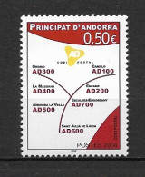 ANDORRE FR ,  No 601 , NEUF , ** , SANS CHARNIERE, TTB . - Nuovi